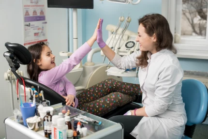 A Girl With Dentist